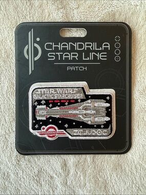 Star Wars Galactic Starcruiser Chandrila Star Line Halcyon Disney Patch NEW